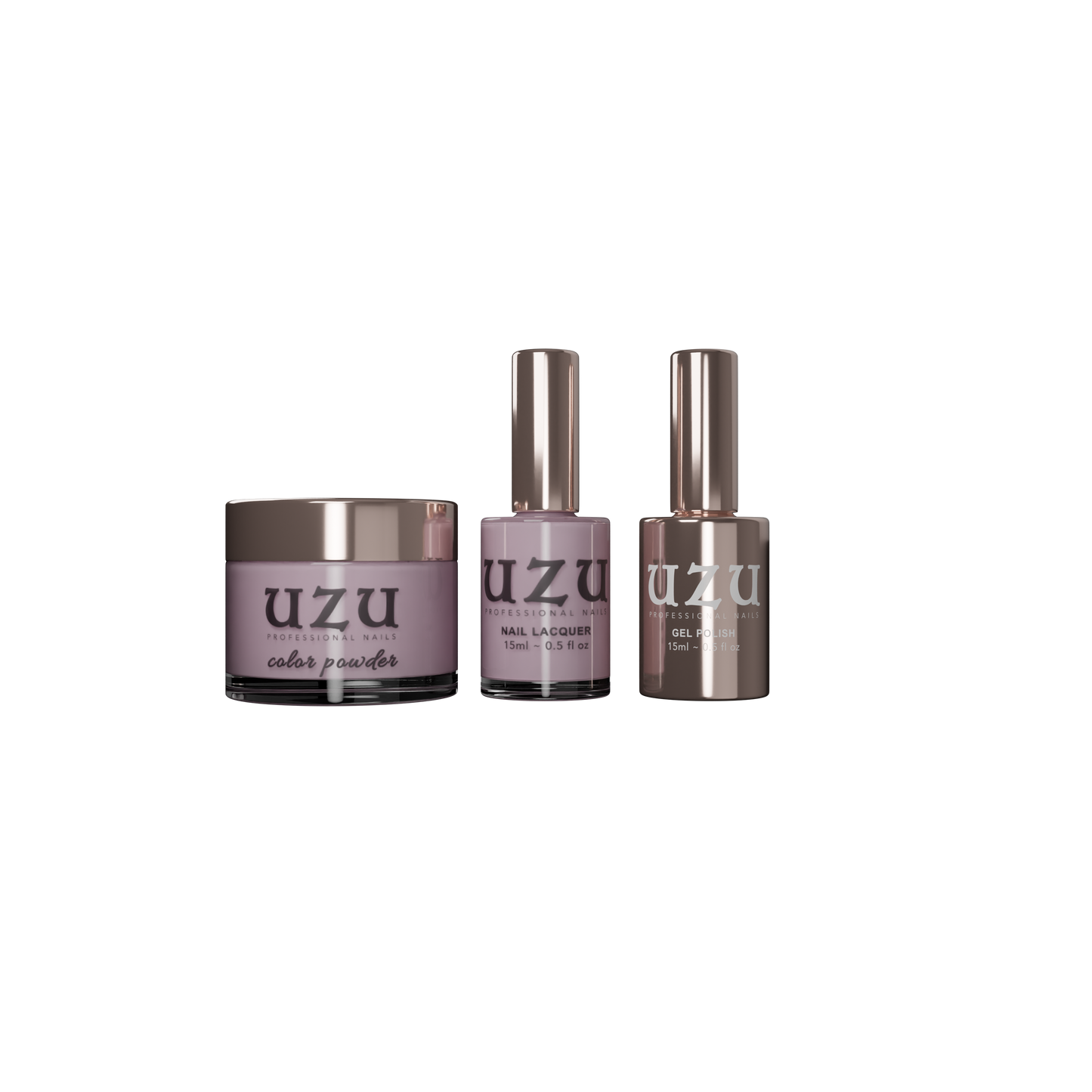 UZU 3-in-1 Acrylic/Dip powder + Nail Lacquer + Gel Polish 025