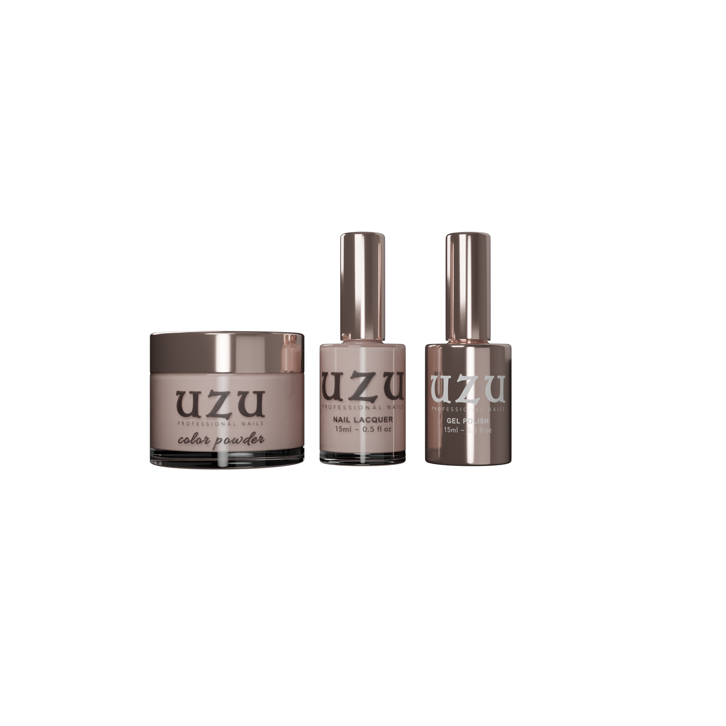 UZU 3-in-1 Acrylic/Dip powder + Nail Lacquer + Gel Polish 001