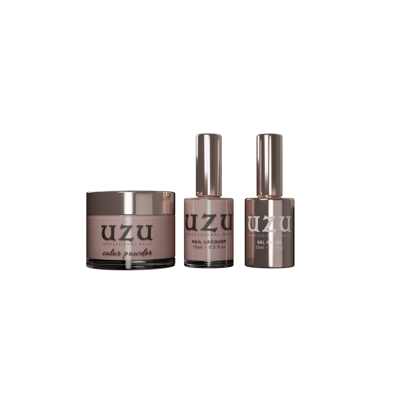 UZU 3-in-1 Acrylic/Dip powder + Nail Lacquer + Gel Polish 002